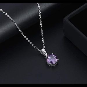 J&LBIJOUX Jewelry - S925 February (amethyst) birthstone necklace J&LBIJOUX Jewelry - S925 February (amethyst) birthstone necklace